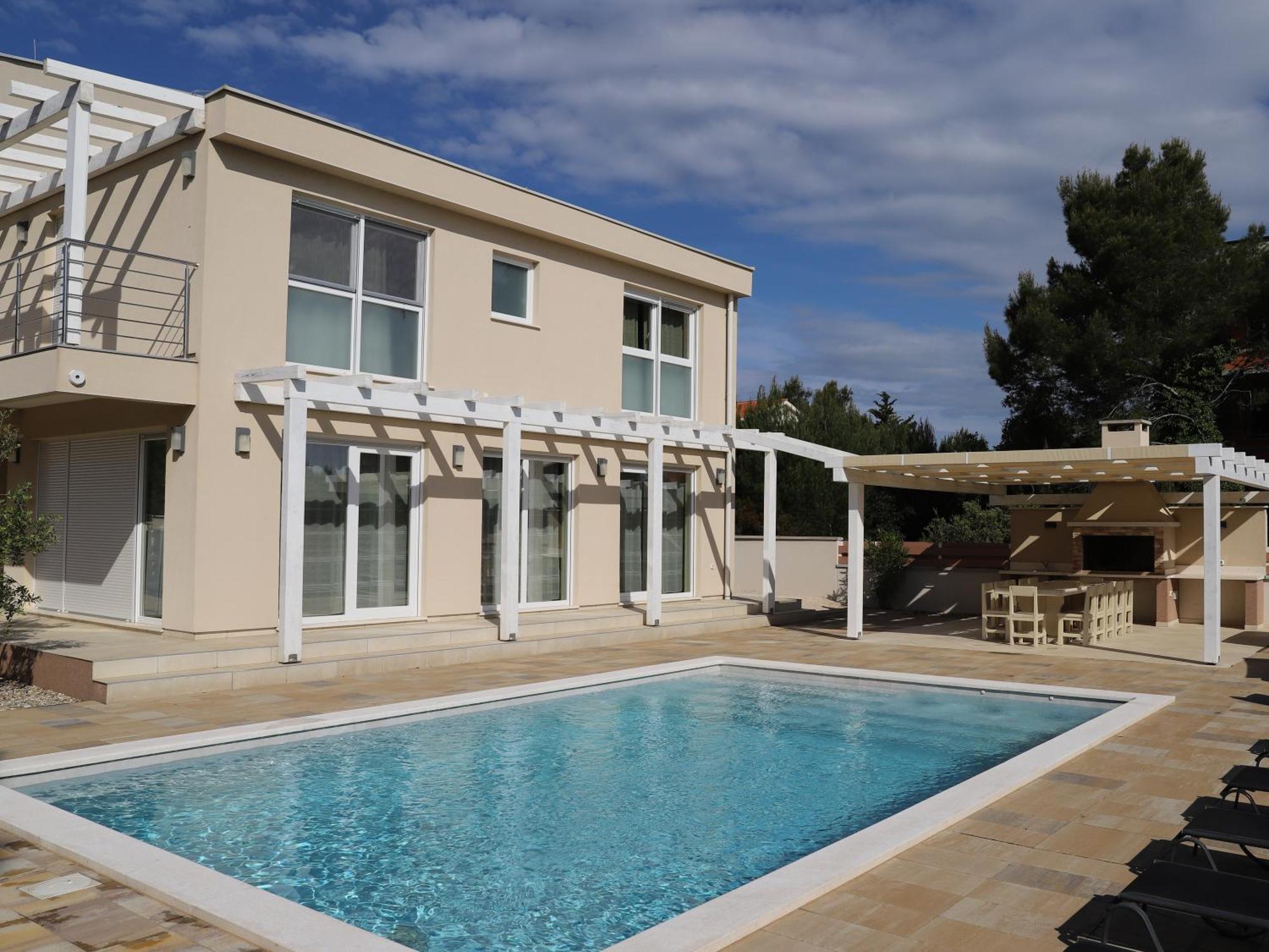 Villa Olivia - New And Modern House With Pool, Souna, Jacuzzi & Playground, Liznjan - Istra Exterior foto